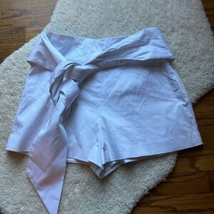 Fame and Partners White mini Shorts